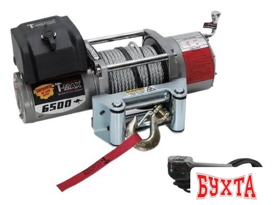 Лебедка автомобильная T-max Musclelift EW-6500 (с пультом управления)