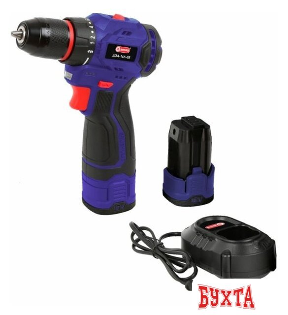 Дрель-шуруповерт ДИОЛД ДЭА-16Л-05 10022164 (с 2-мя АКБ, кейс)