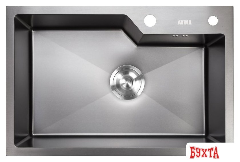 Кухонная мойка Avina HM6548 S PVD (графит) 1