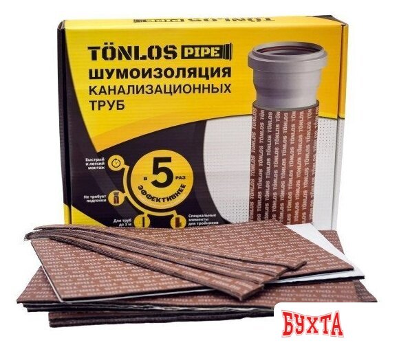 Шумоизоляция Tonlos Pipe