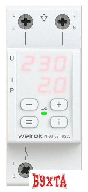 Реле напряжения Welrok VI-63 (Red)