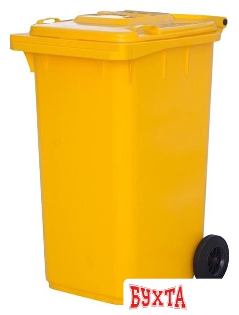 Контейнер для мусора Тара 240 л (желтый)