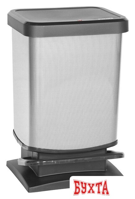 Мусорное ведро Rotho Paso Treteimer 1754011006 (20 л, черный/карбон)