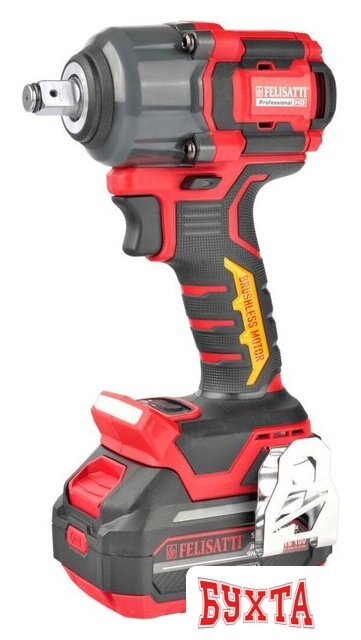 Гайковерт Felisatti FT1618 (с 2-мя АКБ, кейс)