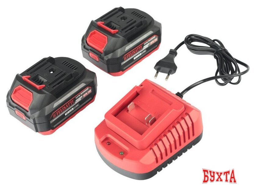 Гайковерт Felisatti FT1618 (с 2-мя АКБ, кейс) 5