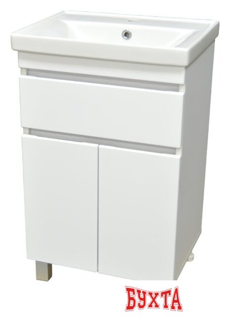 Мебель для ванных комнат Гамма Тумба с умывальником 23оФ2/3-У 55 Сава-2055