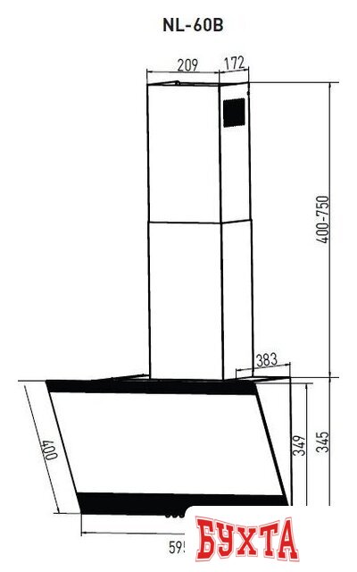 Кухонная вытяжка Making Oasis Everywhere NL-60B 4
