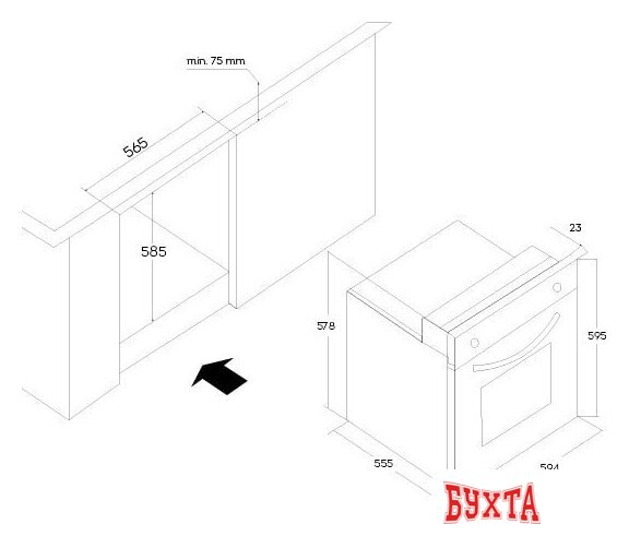 Электрический духовой шкаф Making Oasis Everywhere D-MW5 (F) 4