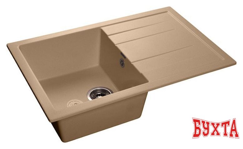Кухонная мойка GranFest Quadro GF-Q780L (топаз)