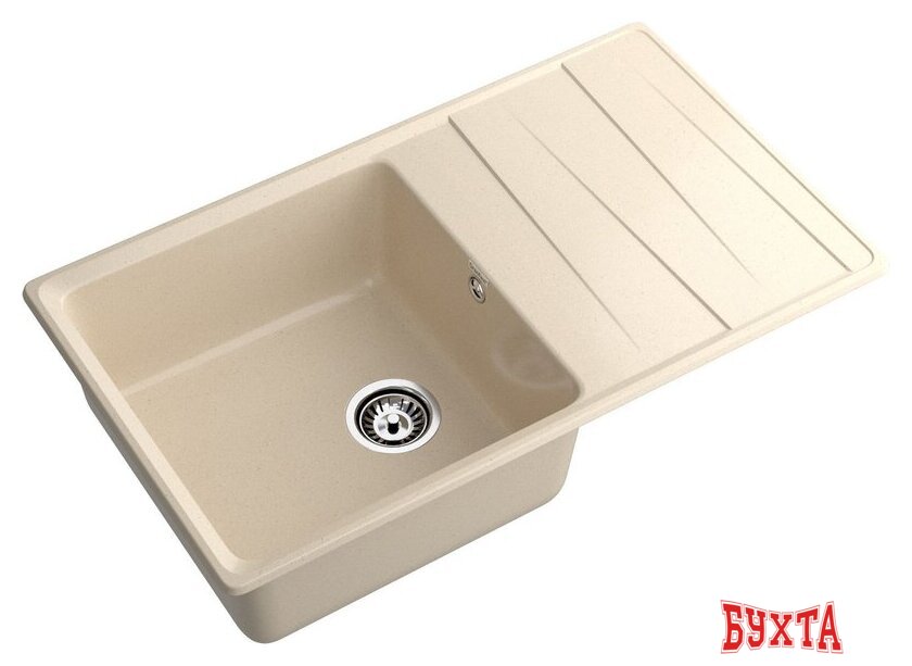 Кухонная мойка GranFest GF-LV-860L (кашемир)