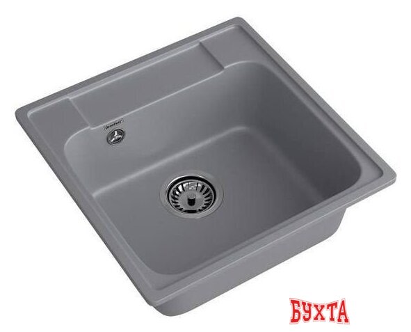 Кухонная мойка GranFest QUARZ GF-Z48 (темно-серый) 2