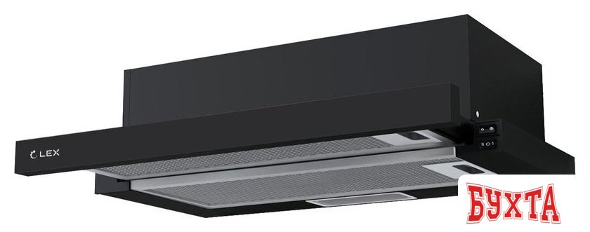Кухонная вытяжка LEX Hide 600 Black