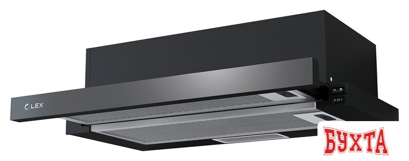 Кухонная вытяжка LEX Hubble G 600 (черный)