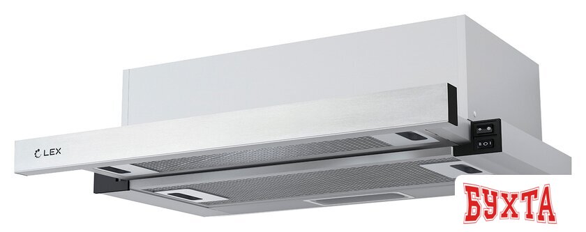 Кухонная вытяжка LEX Hubble 2М 600 (нержавеющая сталь)