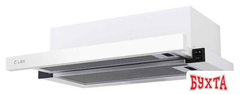 Кухонная вытяжка LEX Hubble 2М 600 (белый)