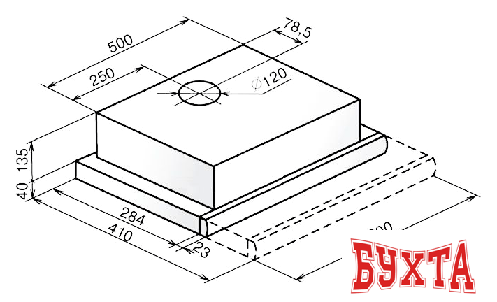 Кухонная вытяжка Faber Flox Glass WH A60 [110.0436.363] 2