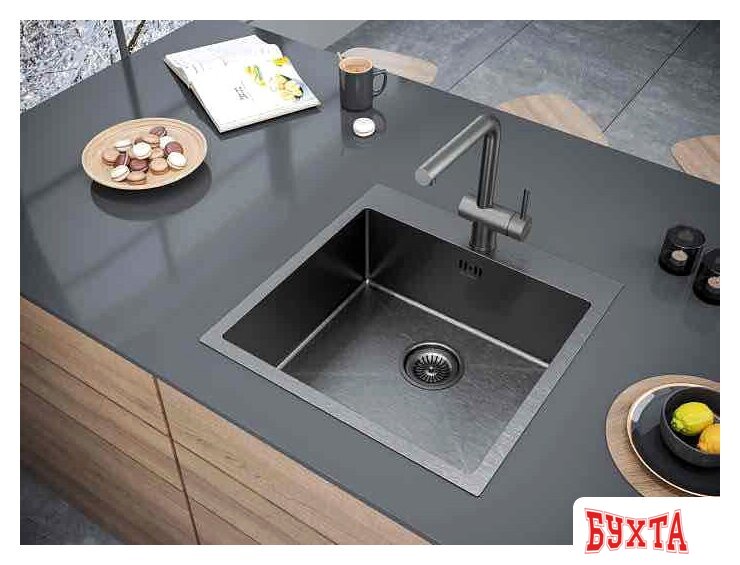 Кухонная мойка Paulmark Kroner 51 PM215151-GM 4