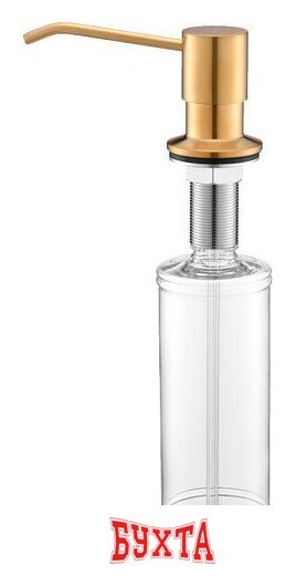 Дозатор для моющего средства Paulmark Rein D002-BG (золото/брашированное золото)