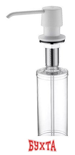 Дозатор для моющего средства Paulmark Sauber D001-431 (белый/белый матовый)