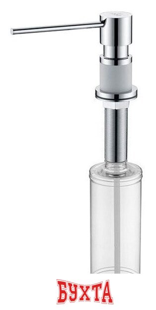 Дозатор для моющего средства Paulmark Kraft D003-431(WH) (белый/белый матовый)