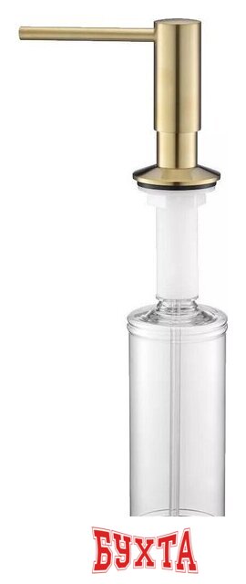 Дозатор для моющего средства Paulmark Decus D004-LG (светлое золото)