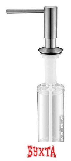 Дозатор для моющего средства Paulmark Decus D004-NI (стальной/никель)