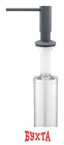 Дозатор для моющего средства Paulmark Decus D004-GRM (серый металлик)