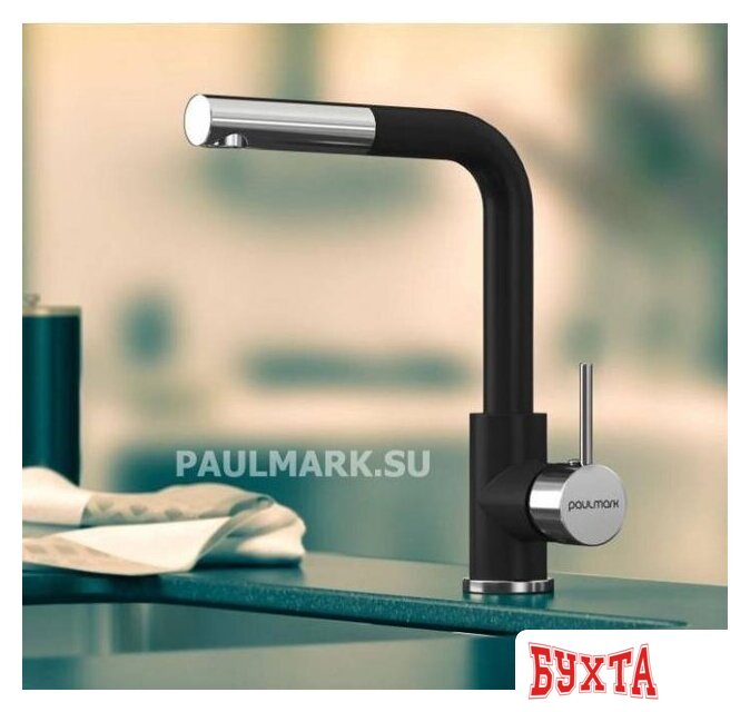 Смеситель Paulmark Kassel Ka214311-308 (черный) 2