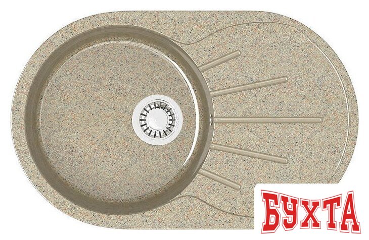 Кухонная мойка MARRBAXX Карельский камень модель 110/Q5 F110Q005 (песочный)