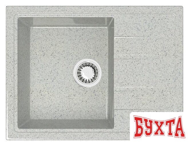 Кухонная мойка MARRBAXX Карельский камень модель 150/Q10 F150Q010 (серый/светло-серый)