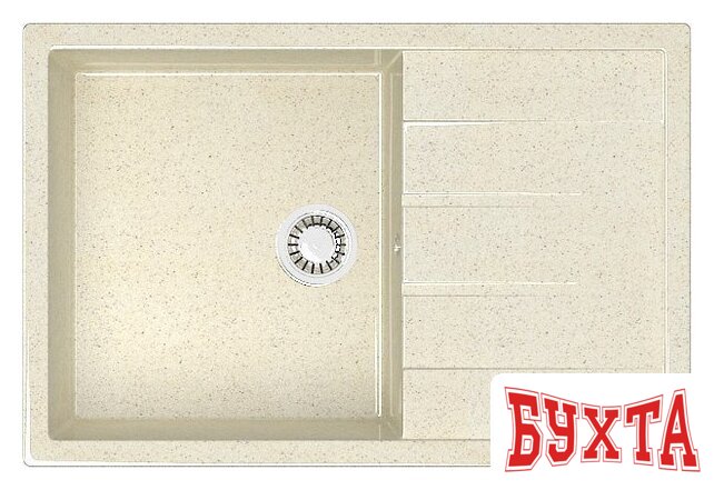 Кухонная мойка MARRBAXX Карельский камень модель 161/Q2 F161Q002 (бежевый)