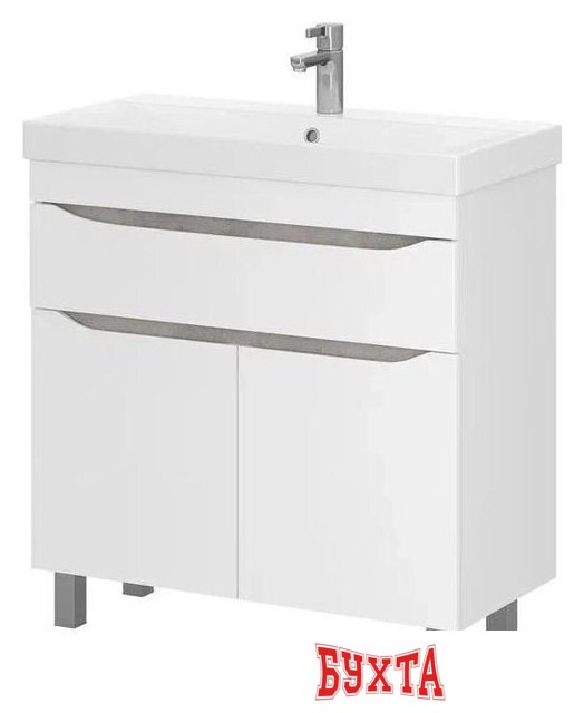 Мебель для ванных комнат Volna Тумба Lake 60.2D.1Y с умывальником 1