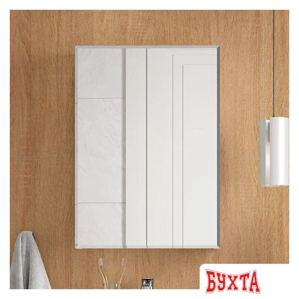 Мебель для ванных комнат Volna Шкаф с зеркалом Bruno 50 3