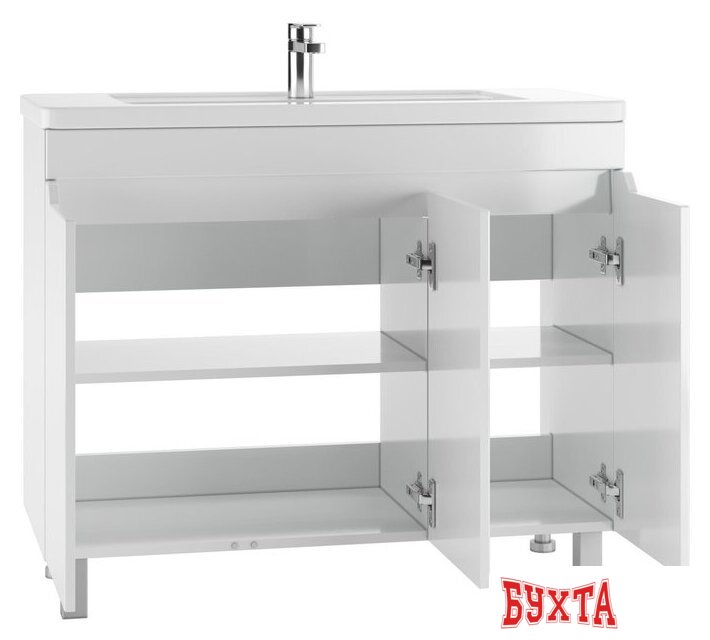 Мебель для ванных комнат Айсберг Тумба под умывальник Maria 100 Мечта без ящика 2