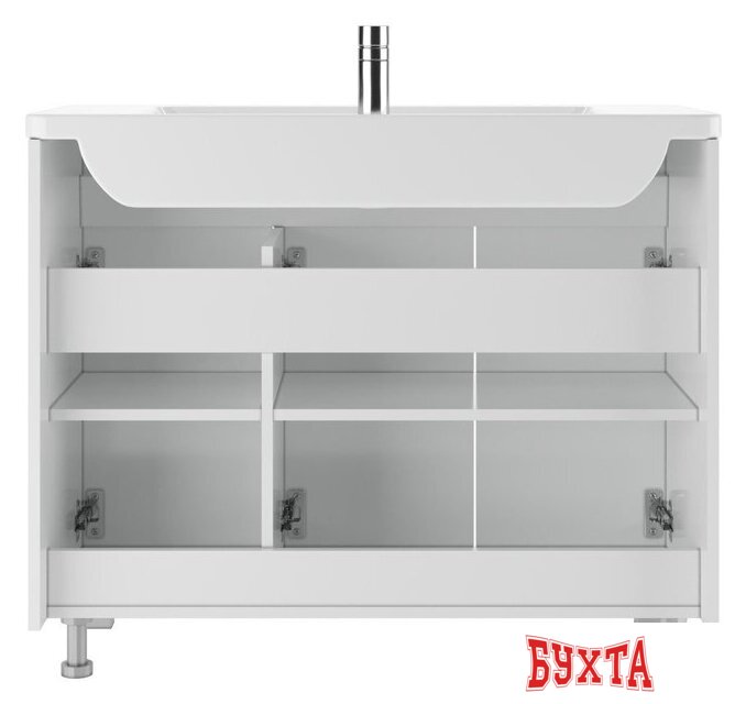 Мебель для ванных комнат Айсберг Тумба под умывальник Maria 100 Мечта без ящика 4