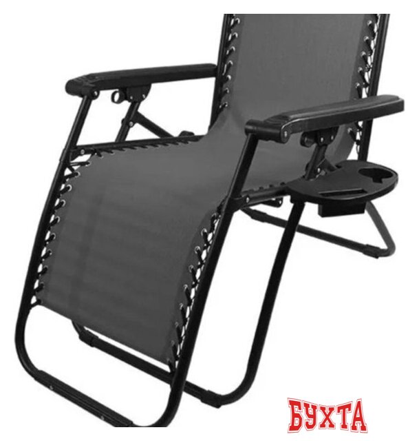 Шезлонг Ecos CHO-137-14 Люкс (черный) 2