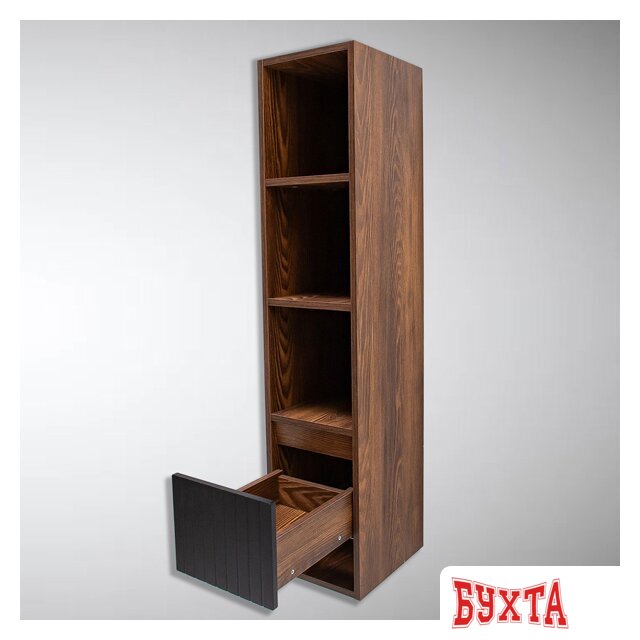 Мебель для ванных комнат Акваль Шкаф-полупенал для ванной Нова НОВА.02.23.07.N 2