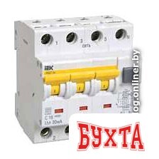 Дифференциальный автомат IEK АВДТ 34 C25 30мА MAD22-6-025-C-30