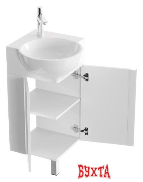 Мебель для ванных комнат Aqwella Тумба с умывальником Porto POR0104WW+4640021061435 2