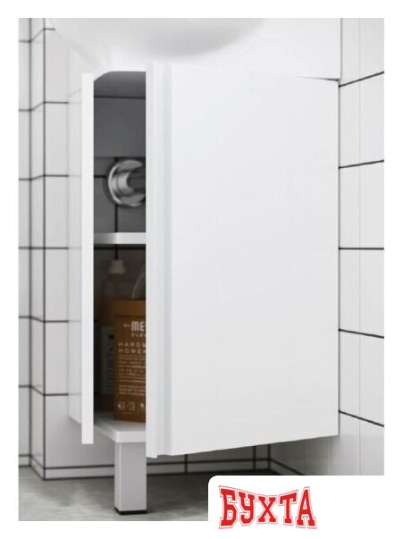 Мебель для ванных комнат Aqwella Тумба с умывальником Porto POR0104WW+4640021061435 4