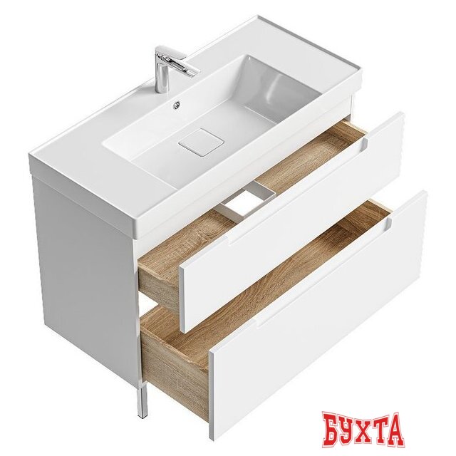 Мебель для ванных комнат Aqwella Тумба с умывальником VAN01102N+4610119205232 3