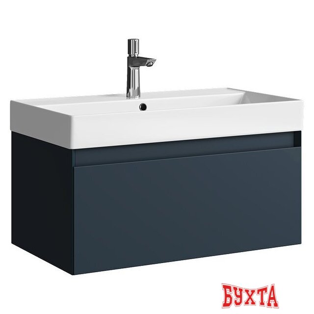 Мебель для ванных комнат Aqwella Тумба с умывальником Geometria GE01081GRM+4610119205126