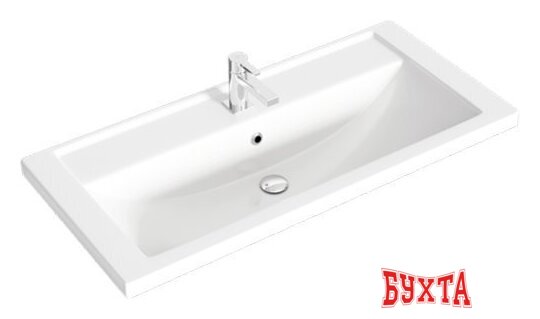 Мебель для ванных комнат Aqwella Тумба с умывальником Fargo 1010 FRG0110DB+4640021065204+FRGN440 3