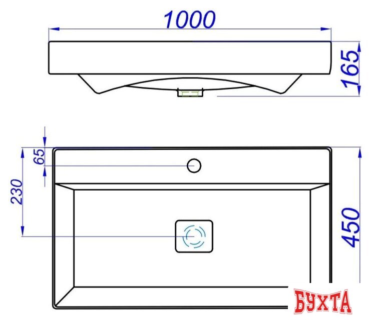Умывальник Aqwella Вилис 4610119205164 5