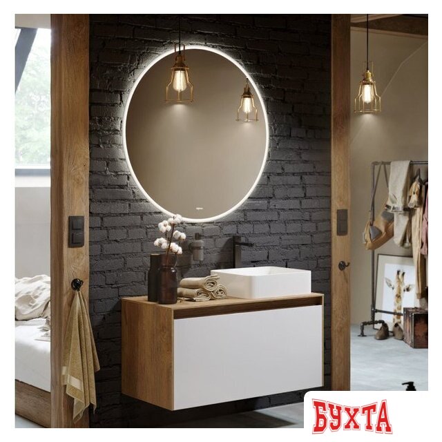 Мебель для ванных комнат Aqwella Зеркало Moon MOON0208AH 2