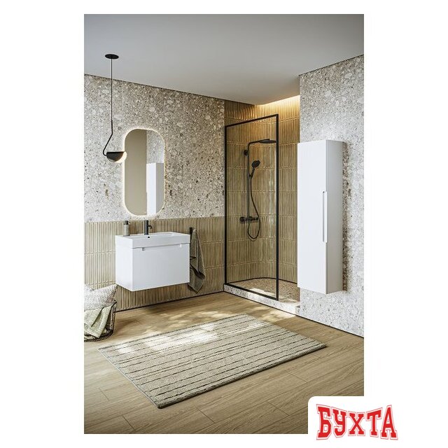 Мебель для ванных комнат Aqwella Шкаф-полупенал для ванной Vancouver VAN0535 (подвесной, белый) 4