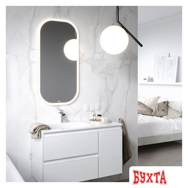 Мебель для ванных комнат Aqwella Зеркало Soul SOUL0255AH 2