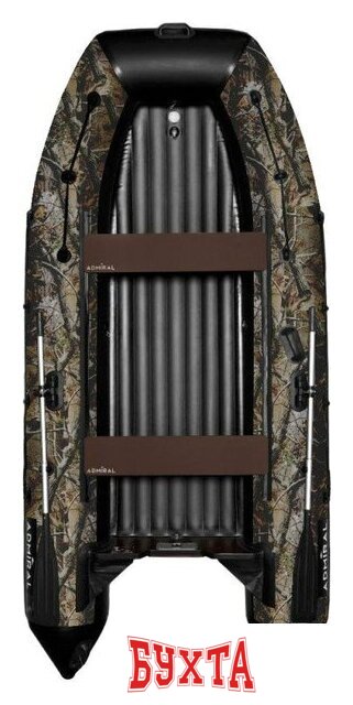 Моторно-гребная лодка Адмирал 375 НДНД (камыш)