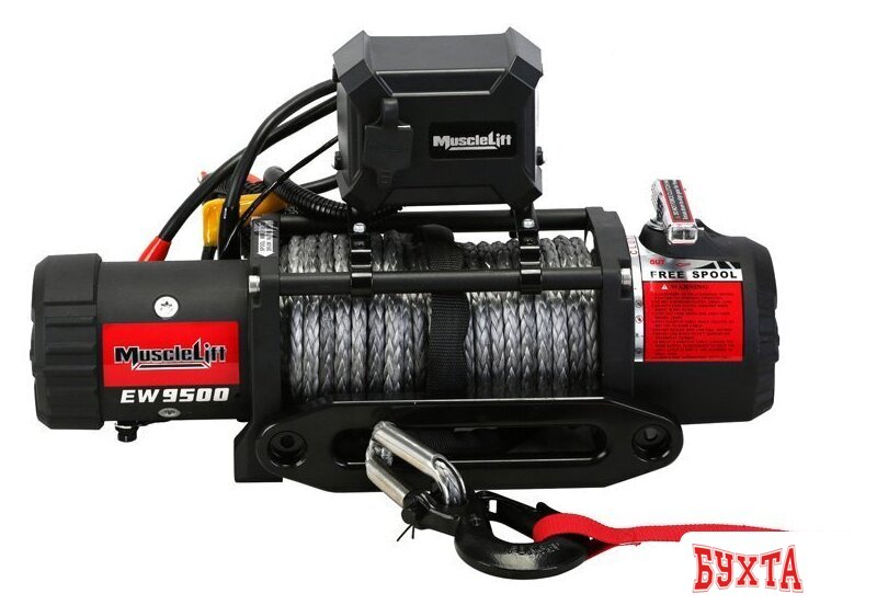 Лебедка автомобильная T-max Musclelift EW-9500 синтетика