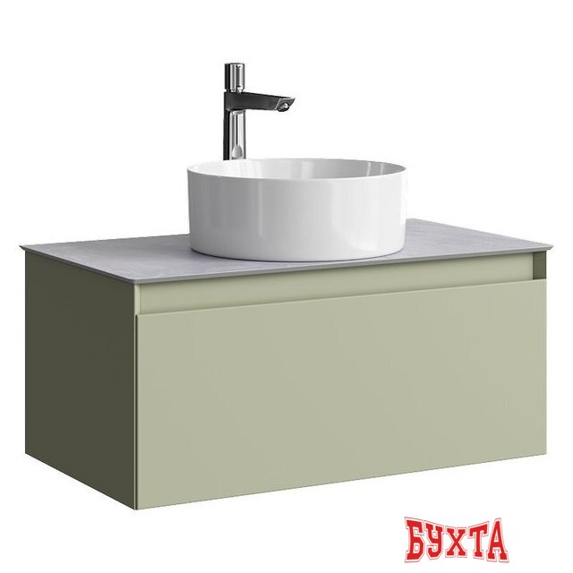 Мебель для ванных комнат Aqwella Тумба под умывальник Geometria GE01081SH+STG814X476GS 1